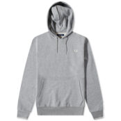 Толстовка Fred Perry Small Logo Popover Hoody M2643-R49 | Steel Marl фото 1