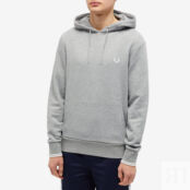 Толстовка Fred Perry Small Logo Popover Hoody M2643-R49 | Steel Marl фото 3