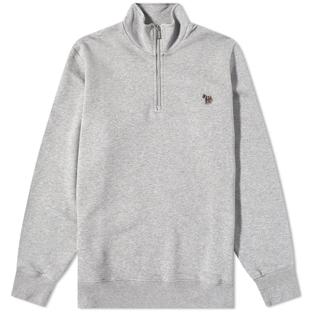 Толстовка Paul Smith Zebra Half Zip Sweat M2R-168T-KZEBRA-72 | Grey фото 1