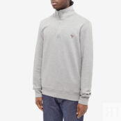 Толстовка Paul Smith Zebra Half Zip Sweat M2R-168T-KZEBRA-72 | Grey фото 3