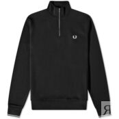 Толстовка Fred Perry Half Zip Sweat M3574-102 | Black фото 1