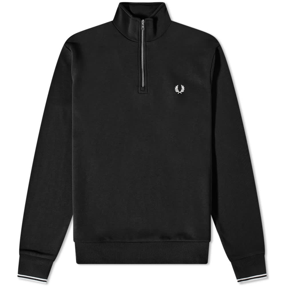 Толстовка Fred Perry Half Zip Sweat M3574-102 | Black фото 1