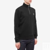 Толстовка Fred Perry Half Zip Sweat M3574-102 | Black фото 3