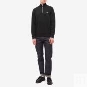 Толстовка Fred Perry Half Zip Sweat M3574-102 | Black фото 5