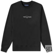 Толстовка Fred Perry Embroidered Sweat M4727-102 | Black фото 1