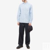 Рубашка Fred Perry Oxford Shirt M5516-146 | Light Smoke фото 5