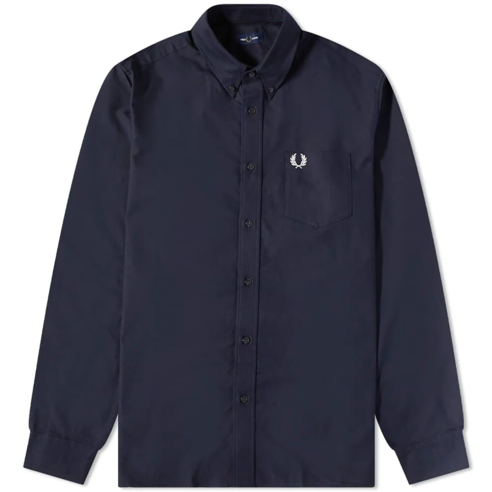 Рубашка Fred Perry Oxford Shirt M5516-608 | Navy фото 1