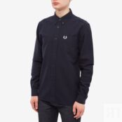 Рубашка Fred Perry Oxford Shirt M5516-608 | Navy фото 3