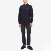 Рубашка Fred Perry Oxford Shirt M5516-608 | Navy фото 5