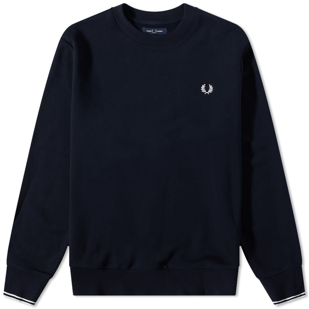 Толстовка Fred Perry Crew Sweat M7535-248 | Navy фото 1