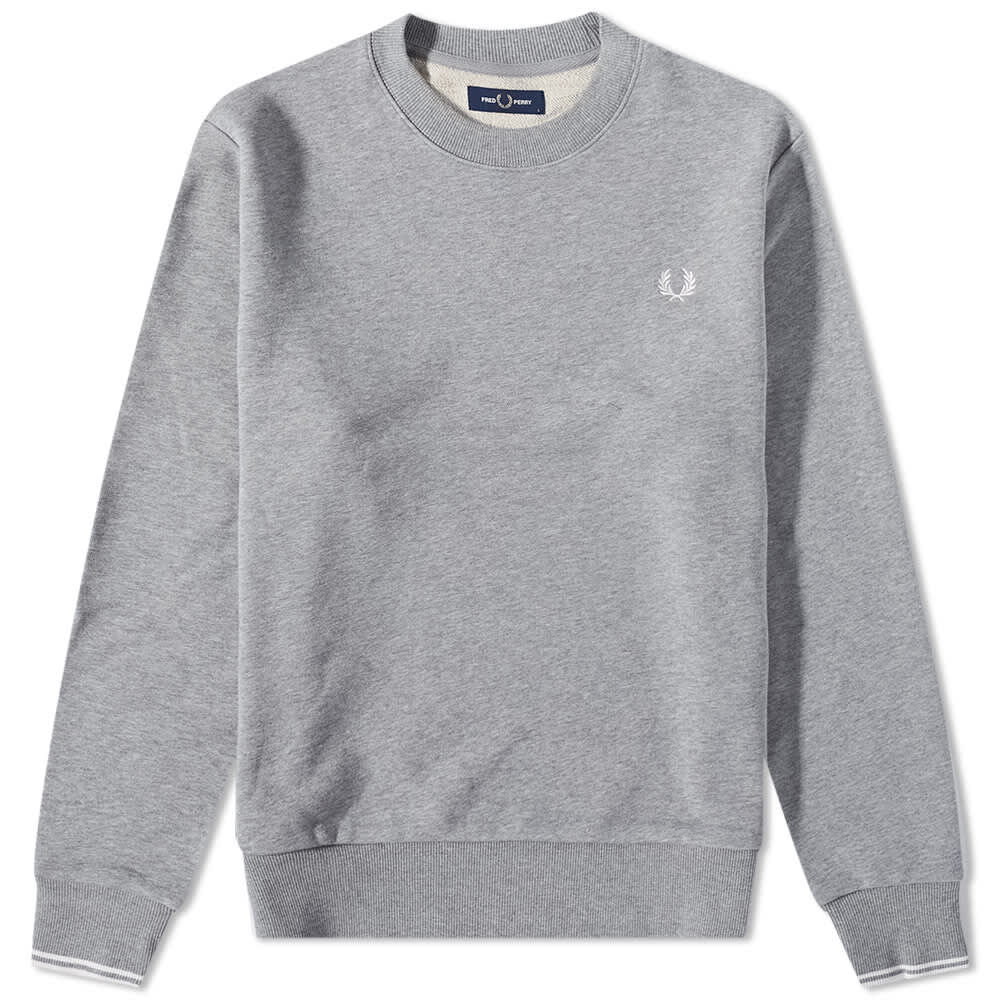 Толстовка Fred Perry Crew Sweat M7535-420 | Steel Marl фото 1