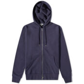 Толстовка Sunspel Loopback Zip Hoody MHOD1517-buaa | Navy фото 1