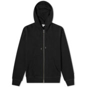 Толстовка Sunspel Loopback Zip Hoody MHOD1517-BKAA | Black фото 1