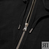 Толстовка Sunspel Loopback Zip Hoody MHOD1517-BKAA | Black фото 2