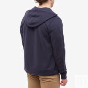 Толстовка Sunspel Loopback Zip Hoody MHOD1517-buaa | Navy фото 4