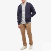 Толстовка Sunspel Loopback Zip Hoody MHOD1517-buaa | Navy фото 5