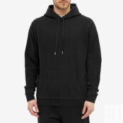 Толстовка Sunspel Loopback Overhead Hoody MHOD1525-BKAA | Black фото 4