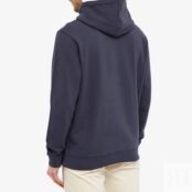 Толстовка Sunspel Loopback Overhead Hoody MHOD1525-BUAA | Navy фото 3