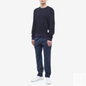 Толстовка Thom Browne Engineered Stripe Crew Sweat MJT370A-J0063-415 | Navy фото 5