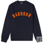 Толстовка Barbour Prep Logo Crew Sweat MOL0101NY91 | Navy фото 1