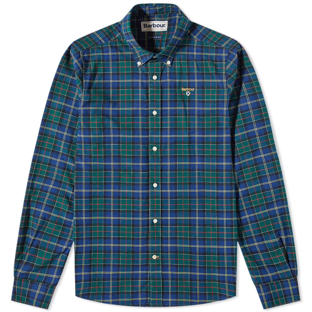 Рубашка Barbour Oxbridge Tartan Tailored Shirt MSH5167GN65 | Ivy Tartan фото 1