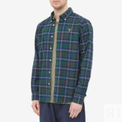 Рубашка Barbour Oxbridge Tartan Tailored Shirt MSH5167GN65 | Ivy Tartan фото 3