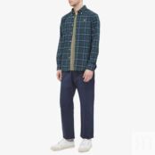 Рубашка Barbour Oxbridge Tartan Tailored Shirt MSH5167GN65 | Ivy Tartan фото 5