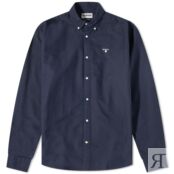 Рубашка Barbour Oxford Shirt MSH5301NY91 | Navy фото 1