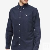 Рубашка Barbour Oxford Shirt MSH5301NY91 | Navy фото 2