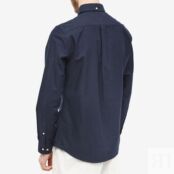 Рубашка Barbour Oxford Shirt MSH5301NY91 | Navy фото 4