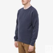 Толстовка Sunspel Loopback Sweat Top MSWE1516-BUAA | Navy фото 2