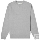 Толстовка Sunspel Loopback Sweat Top MSWE1516-GYAA | Soft Grey Melange фото 1