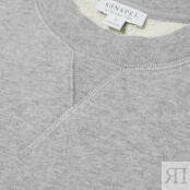 Толстовка Sunspel Loopback Sweat Top MSWE1516-GYAA | Soft Grey Melange фото 2