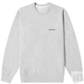 Толстовка Norse Projects Arne Logo Crew Sweat N20-1302-1026 | Light Grey Melange фото 1