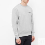 Толстовка Norse Projects Arne Logo Crew Sweat N20-1302-1026 | Light Grey Melange фото 2