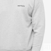 Толстовка Norse Projects Arne Logo Crew Sweat N20-1302-1026 | Light Grey Melange фото 5