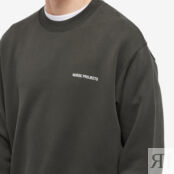 Толстовка Norse Projects Arne Logo Crew Sweat N20-1302-8109 | Beech Green фото 2