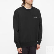 Толстовка Norse Projects Arne Logo Crew Sweat N20-1302-9999 | Black фото 2