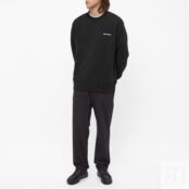 Толстовка Norse Projects Arne Logo Crew Sweat N20-1302-9999 | Black фото 4