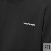 Толстовка Norse Projects Arne Logo Crew Sweat N20-1302-9999 | Black фото 5