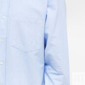 Рубашка Norse Projects Algot Oxford Monogram Button Down Shirt N40-0605-7105 | Pale Blue фото 2