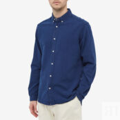 Рубашка Oliver Spencer Brook Shirt OSMS162-KIL01INR | Indigo Rinse фото 3