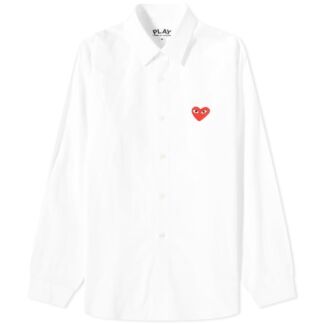 Рубашка Comme des Garçons Play Red Heart Basic Shirt