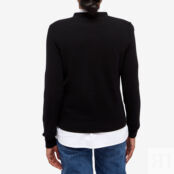 Джемпер Comme des Garçons Play Invader Heart V-Neck Pullover P1N081-BK | Black фото 3