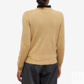 Джемпер Comme des Garçons Play Invader Heart V-Neck Pullover P1N081-CML | Camel фото 3