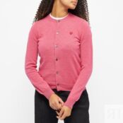 Джемпер Comme de Garcons Play Women's Small Heart Button Front Cardi P1N079-PK | Pink фото 3