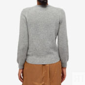 Джемпер Comme des Garçons Play Invader Heart V-Neck Pullover P1N081-LGY | Light Grey фото 3