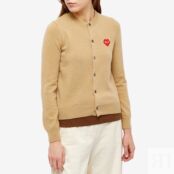 Джемпер Comme des Garçons Play Invader Heart Cardigan P1N083-CML | Camel фото 1