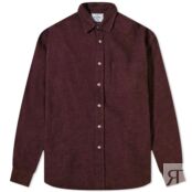 Рубашка Portuguese Flannel Teca Flannel Shirt PF-TCAFLNS-BDX | Bordeaux фото 1