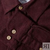 Рубашка Portuguese Flannel Teca Flannel Shirt PF-TCAFLNS-BDX | Bordeaux фото 2